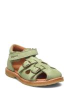 Bisgaard Steph Shoes Summer Shoes Sandals Green Bisgaard