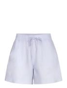 Melody Linen Shorts Bottoms Shorts Casual Shorts Blue Twist & Tango