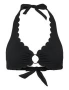 Scallop Halter Croptop Swimwear Bikinis Bikini Tops Wired Bikinitops B...