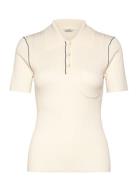 Paoula Ss-M Tops T-shirts & Tops Short-sleeved Beige MbyM