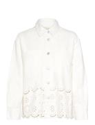 Fqtanni-Jacket Outerwear Jackets Light-summer Jacket White FREE/QUENT