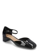 Patent Leather-Effect Heeled Shoes Shoes Heels Pumps Classic Black Man...