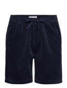 Sdalann Elast. Sho Bottoms Shorts Casual Navy Solid