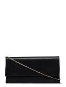Flap Leather Bag Bags Clutches Black Mango