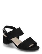 Ankle-Strap Sandal Sandal Med Hæl Black Gabor