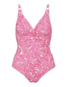 Lucca Swimsuit Badedrakt Badetøy Pink Missya