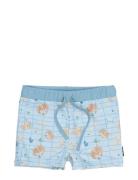Swim Pant Recycled Aop Badeshorts Blue Mikk-line