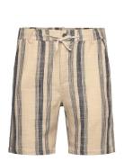 Akjan Structure Shorts Bottoms Shorts Casual Beige Anerkjendt