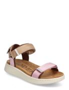 Line Flate Sandaler Pink WODEN