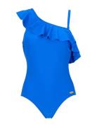 Swimsuit Badedrakt Badetøy Blue Damella Of Sweden