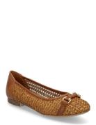 Woms Ballerina Ballerinasko Ballerinaer Brown Tamaris
