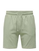 Onskian Life Reg Seersucker Shorts Noos Bottoms Shorts Casual Green ON...