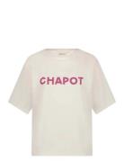 Pearl T-Shirt Tops T-shirts & Tops Short-sleeved Cream Fabienne Chapot
