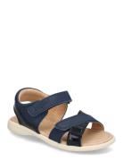 Bisgaard Sofie Shoes Summer Shoes Sandals Navy Bisgaard