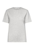 Bs Abel Slim Fit T-Shirt Tops T-shirts & Tops Short-sleeved Grey Bruun...