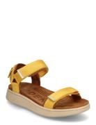 Line Flate Sandaler Yellow WODEN
