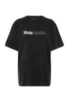 Cmmuse-Tee Tops T-shirts & Tops Short-sleeved Black Copenhagen Muse