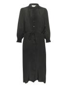 Kaemine Oline Dress Knelang Kjole Black Kaffe