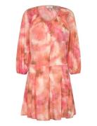 Dante6-Bolana Bohemian Printed Dress Knelang Kjole Pink Dante6