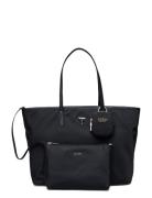Eco Gemma Large Tech Tote Shopper Veske Black GUESS