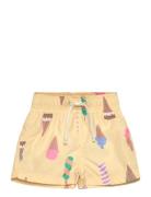 Swimshorts Aop Badeshorts Yellow Lindex