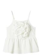 Nkffylona Strap Top Tops T-shirts Sleeveless White Name It