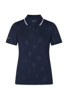 Deni Poloshirt Sport T-shirts & Tops Polos Navy Röhnisch