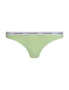 Thong 3Pk Stringtruse Undertøy Green Calvin Klein