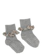 Non-Slip Socks - Bamboo / Liberty Strømper Non-slip Grey GoBabyGo