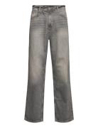 Galaxy Loose Straight Jeans Bottoms Jeans Relaxed Grey Weekday