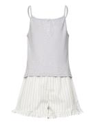 Combined Cotton Pyjamas Pyjamas Sett White Mango