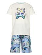 Pyjamas T Shirt Shorts Gaming Pyjamas Sett Multi/patterned Lindex