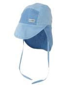 Soft Baby Sun Cap Solhatt Blue Lil' Boo