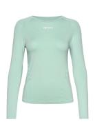 Soft Basic Long Sleeve Sport T-shirts & Tops Long-sleeved Green Aim´n