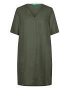 Dress Dresses T-shirt Dresses Khaki Green United Colors Of Benetton