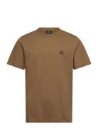 Cotton Jersey Frode Emb Logo Tee Tops T-shirts Short-sleeved Brown Mad...