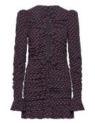 Jacquard Mini Dress Designers Short Dress Navy ROTATE Birger Christens...