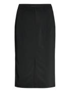 Stretch Cady Pencil Skirt Blyantskjørt Skjørt Black Lauren Ralph Laure...