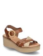 Flora Sko Wedge Yellow Dasia