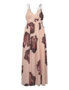 Elyse Hallie Crinkle Midi Dres Dresses Summer Dresses Pink French Conn...