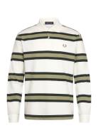 Jersey Stripe Polo Shirt Tops Polos Short-sleeved Multi/patterned Fred...
