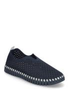 Tulip Slip-In Sko Flate Navy Ilse Jacobsen