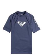 Whole Hearted Ss Tops T-shirts & Tops Short-sleeved Navy Roxy