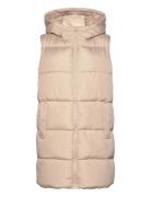 Vmligaholly Waistcoat Boos Vests Padded Vests Cream Vero Moda