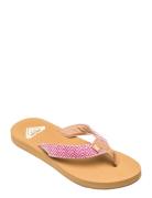 Porto Raffia Ii Shoes Summer Shoes Sandals Flip Flops Brown Roxy