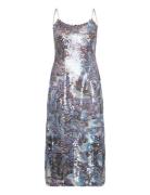 Lauri Sequin Dress Dresses Party Dresses Blue WOOD WOOD