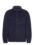 Mens Shirt Long Sleeve Leisure Tops Shirts Casual Navy Denham
