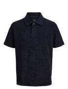 Jprblaben Ss Polo Tops Knitwear Short Sleeve Knitted Polos Black Jack ...