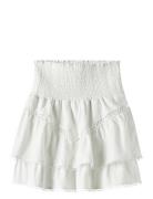 Nlfhosta Short Skirt Dresses & Skirts Skirts Short Skirts White LMTD