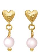 Ingrid Earrings Øredobber Smykker Gold Maanesten